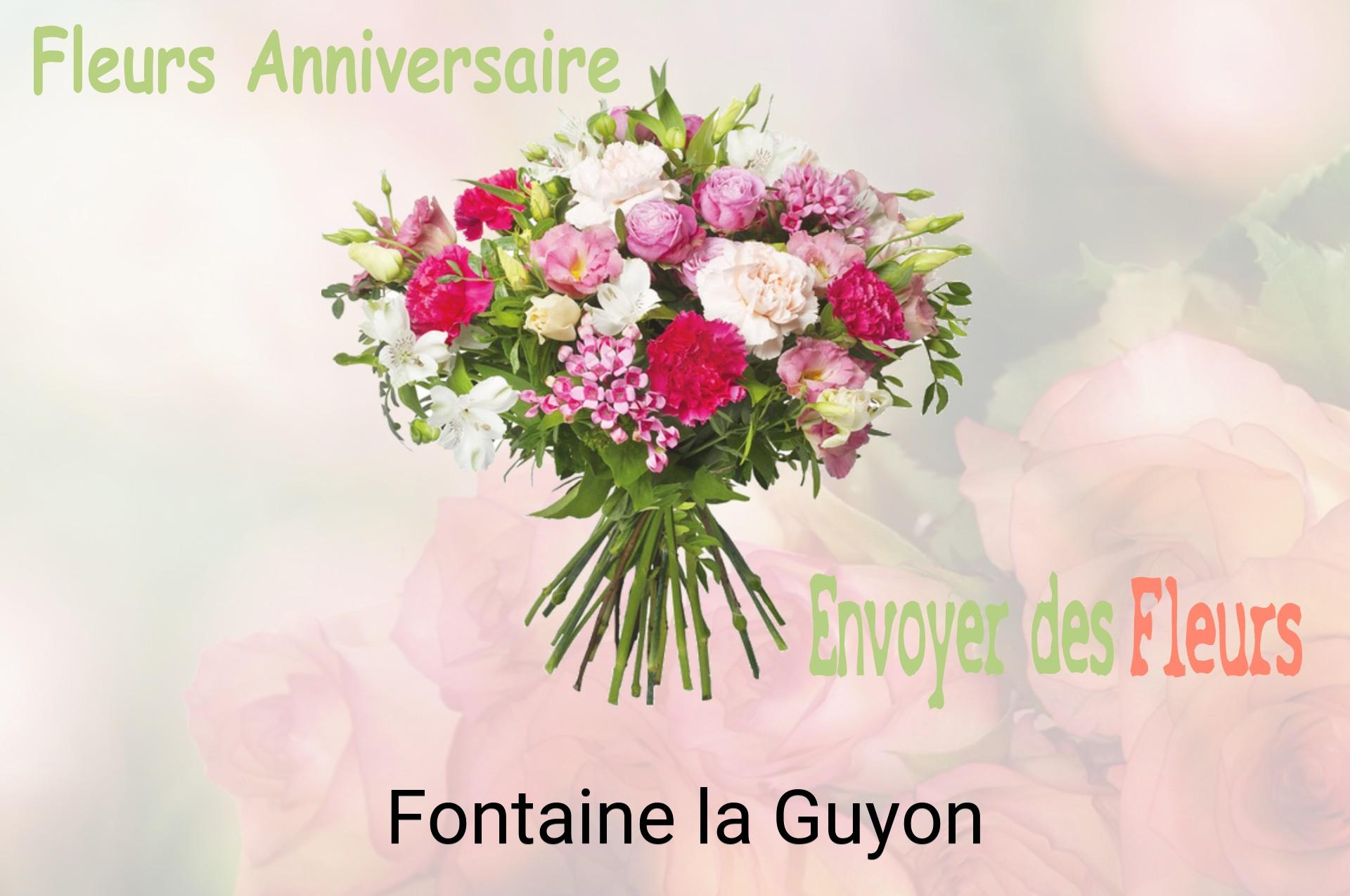 Bouquet de fleurs d’anniversaire livré à Fontaine-la-Guyon