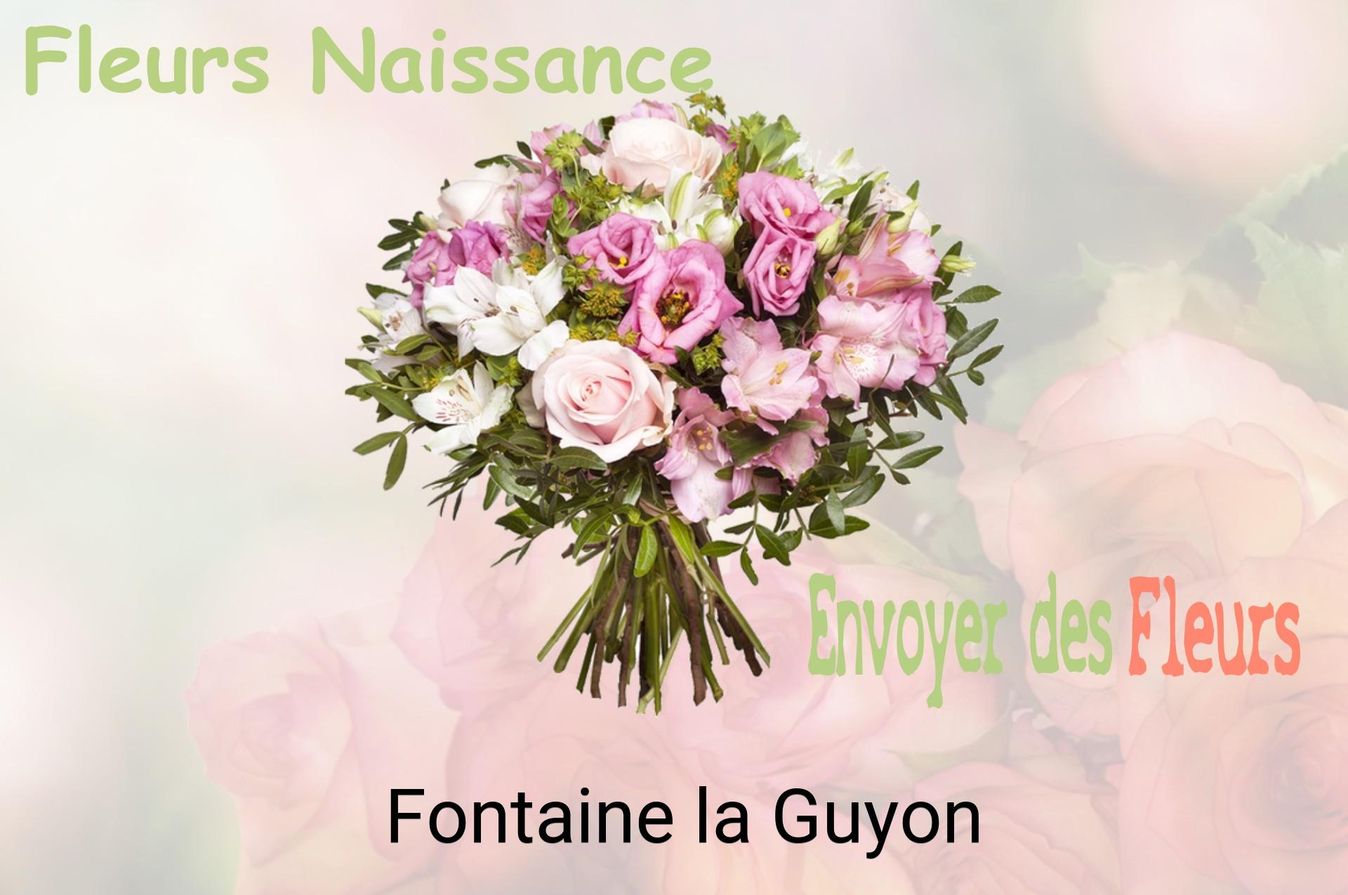 Bouquet de fleurs de naissance livré à Fontaine-la-Guyon