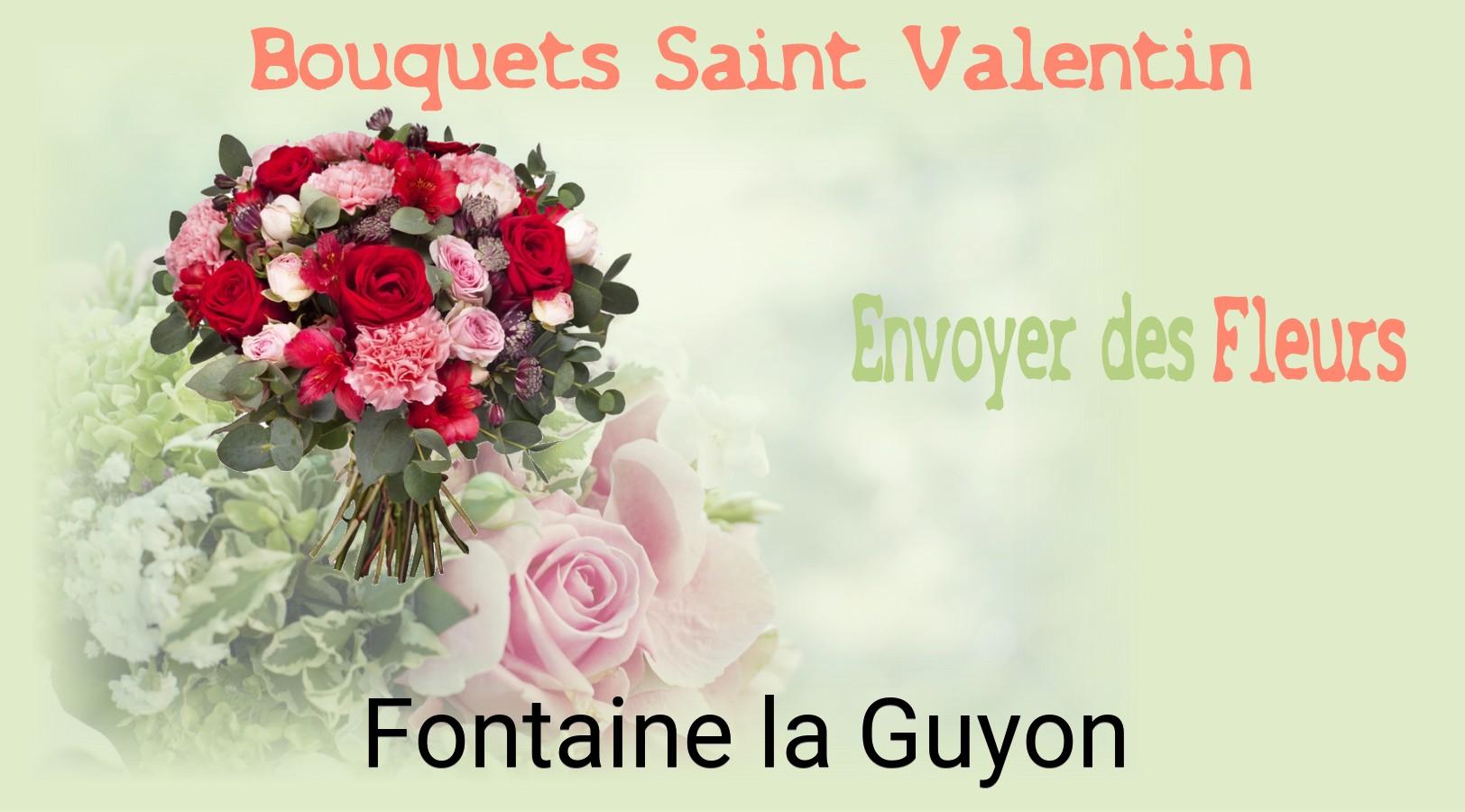 Roses de Saint-Valentin livrées à Fontaine-la-Guyon
